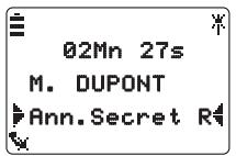 AASTRA M920 - Utiliser la fonction secret - 2