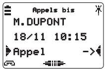 AASTRA M920 - Appeler un correspondant depuis le journal des Bis - 1