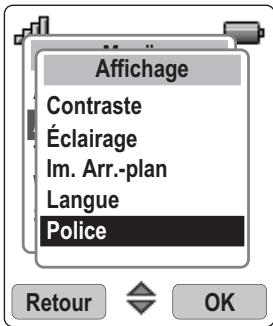 AASTRA PHONE 312 - Example: Menu principal - 3