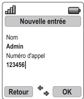 AASTRA PHONE 312 - Exemple: Répertoire/Éditeur - 3