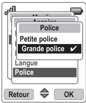 AASTRA PHONE 312 - Example: Menu principal - 4