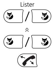 AASTRA ASCOTEL OFFICE 135PRO - Numérotation depuis la liste d'appels en absence - 1