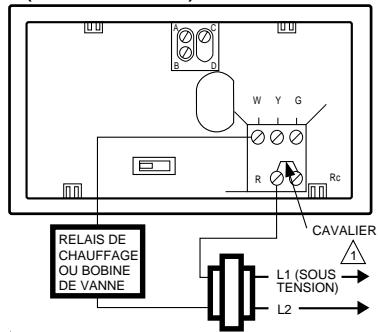 HONEYWELL TD2400 - Raccordement Des Bornes Du Thermostat - 5