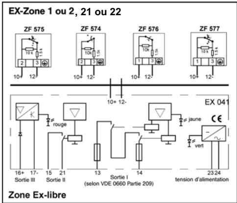 HONEYWELL DGM - Pressostats dans des circuits à sécurité intrinsèque avec surveillance des ruptures de câbles et des courts-circuits (EEx-i) - 1