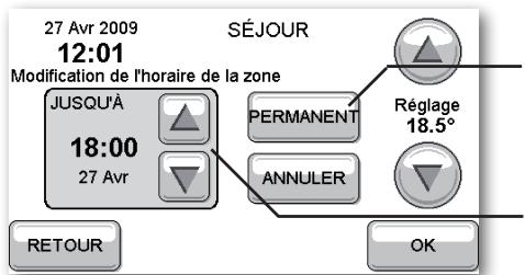 HONEYWELL EVOTOUCH - Dérogation manuelle - 4