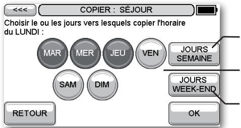HONEYWELL EVOTOUCH - Ajout et suppression de périodes - 4