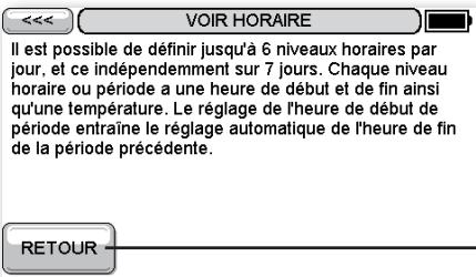 HONEYWELL EVOTOUCH - Utilisation de l'aide - 1