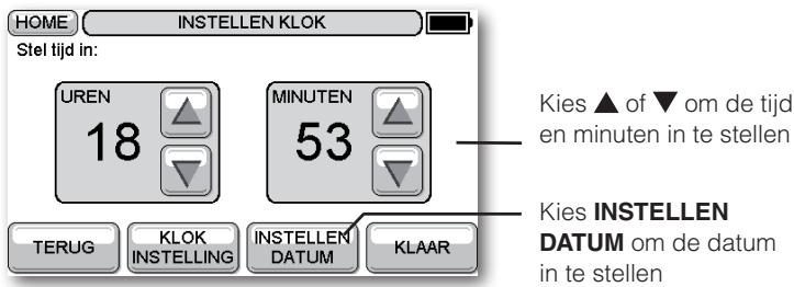 HONEYWELL EVOTOUCH - Tijd instellen - 1