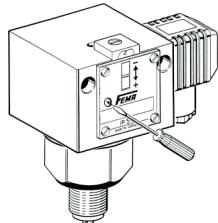 HONEYWELL EX-DWR - Limiteurs de pression à verrouillage mécanique de l'état de commutation (valable pour DWR et par analogie pour DGM) - 1