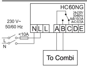 HONEYWELL HC60NG - Incorrect wiring! - 1