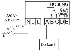 HONEYWELL HC60NG - Nieprawidowej podȩczenia elektryczne! - 1