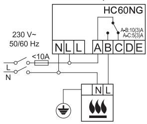 HONEYWELL HC60NG - Incorrect wiring! - 4