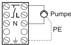 HONEYWELL HCC 80 - Pumpe anschließen (230 VAC) - 1