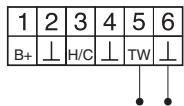HONEYWELL HCE 80R - Conexión del control de caldera a un regulator externo a工程技术 de saluteanalógica (sólo HCE 80/HCC 80) - 1