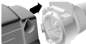 HONEYWELL HR40 - Inserting or removing the operating unit - 2