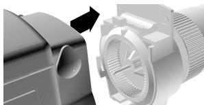 HONEYWELL HR40 - Placer/enlever la commande - 2