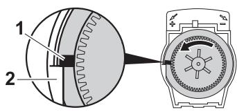 HONEYWELL HR80 - MONTAGGIO DELL'ATTACCO DELLA VALVOLA - 1