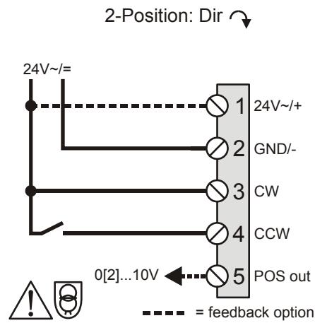 HONEYWELL N05XX - MOUNTING ON COUNTERCLOCKWISE (CCW) OR CLOCKWISE (CW) CLOSING DAMPER - 18