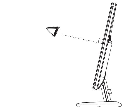 IIYAMA E2472HD - Ajustement de la hauteur et l'angle de VISION - 1