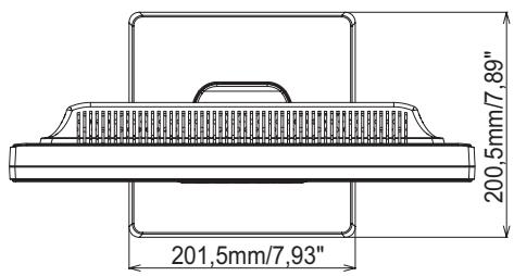 IIYAMA PROLITE P1905S - Dimensions : ProLite P1905S - 3