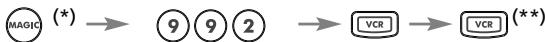 ONE FOR ALL URC 7556 - Resetting a Device key - 1