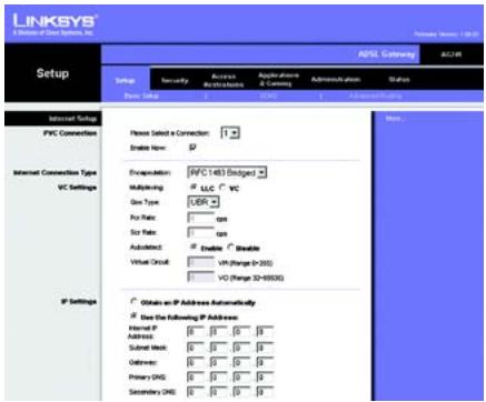LINKSYS AG241 - Statische IP-Adresse - 2