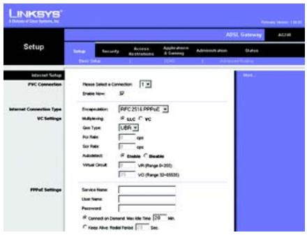 LINKSYS AG241 - RFC 2516 PPPoE oder RFC 2364 PPPoA - 1