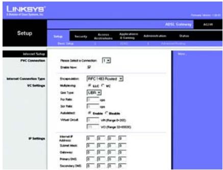 LINKSYS AG241 - RFC 1483 Routed - 2