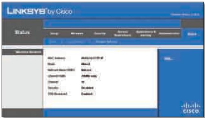 LINKSYS WRT320N - Status > Wireless Network (Estado > Red inalámbrica) - 1