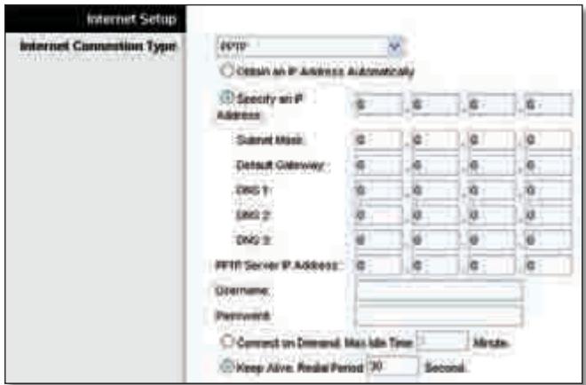 LINKSYS WRT320N - PPTP - 1