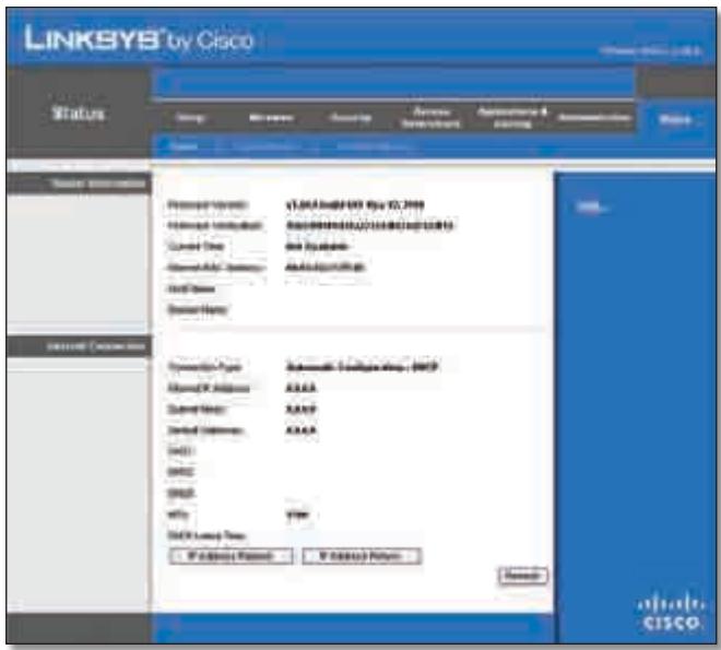 LINKSYS WRT320N - Status > Router (Stato >Router) - 1
