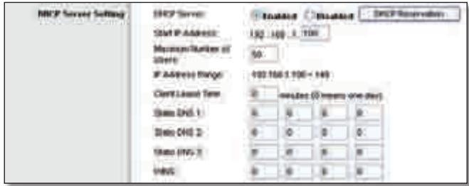LINKSYS WRT320N - DHCP Server Setting - 1