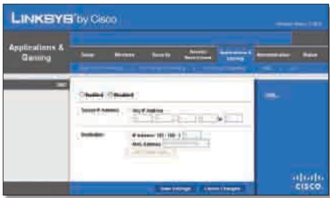 LINKSYS WRT320N - Applications and Gaming > DMZ (Applicazioni e giochi > DMZ) - 1