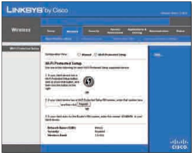 LINKSYS WRT320N - Wi-Fi Protected Setup (Configuración Wi-Fi protegida) - 1