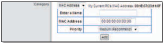 LINKSYS E1000 - MAC Address - 1