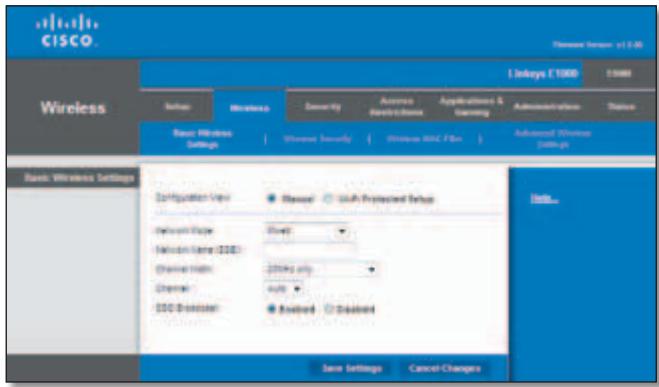 LINKSYS E1000 - Manual Setup - 1