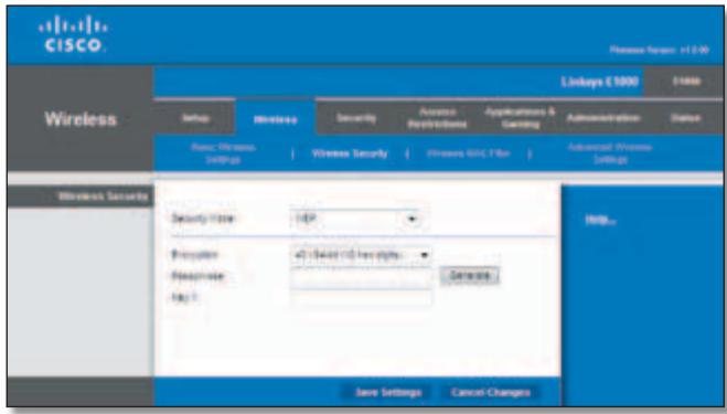 LINKSYS E1000 - WEP - 2