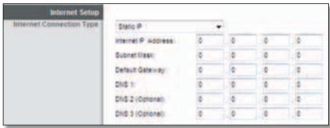 LINKSYS E1000 - Static IP - 1