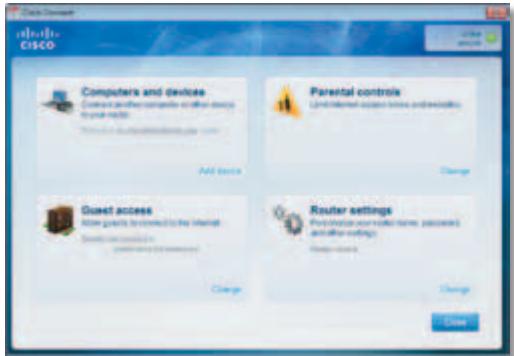 LINKSYS E1000 - Main Menu - 1