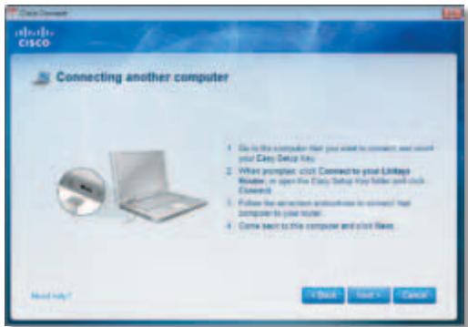 LINKSYS E1000 - Connect with the Easy Setup Key - 1