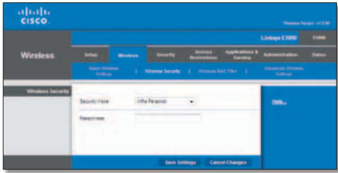 LINKSYS E1000 - WPA Personal - 2