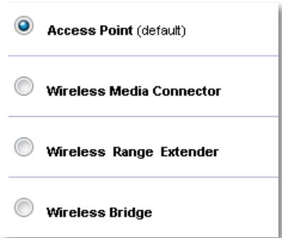 LINKSYS WAP300N - Pour sélectionner le mode de point d'accès : - 1