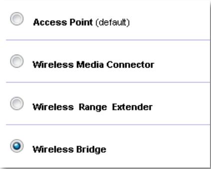 LINKSYS WAP300N - Pour sélectionner le mode Pont sans fil : - 1