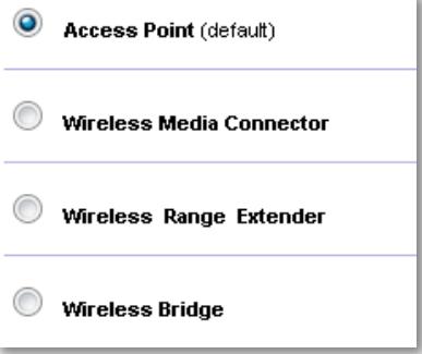 LINKSYS WAP300N - Pour sélectionner le mode Point d'accès : - 1