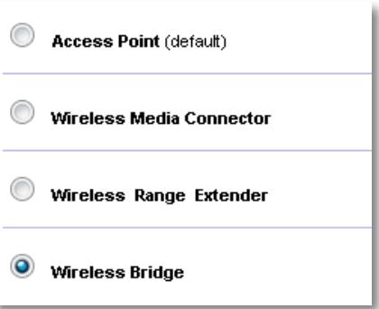 LINKSYS WAP300N - So wählen Sie den Wireless Bridge-Modus aus: - 1