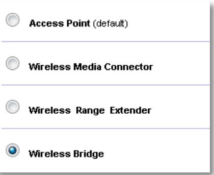 LINKSYS WAP300N - Per selezionare la modalità Wireless Bridge (Bridge wireless): - 1