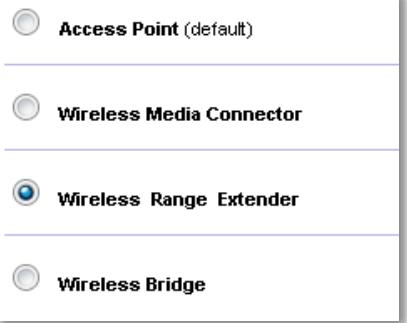 LINKSYS WAP300N - Aby wybrać tryb urządzenia zwiększającego zasięg bezprzewodowy: - 1