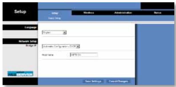 LINKSYS WET610N - Configuration > Configuration de base - 1