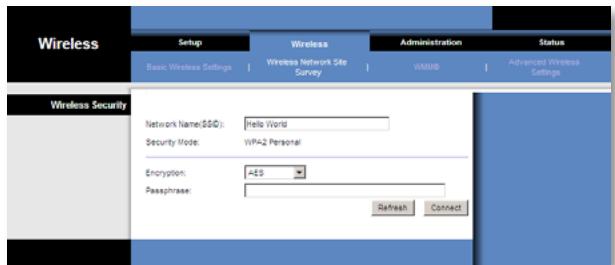 LINKSYS WET610N - WPA2 - 1