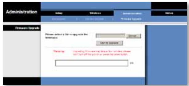 LINKSYS WET610N - Administration > Factory Defaults (Amministrazione > Aggiorna firmware) - 1